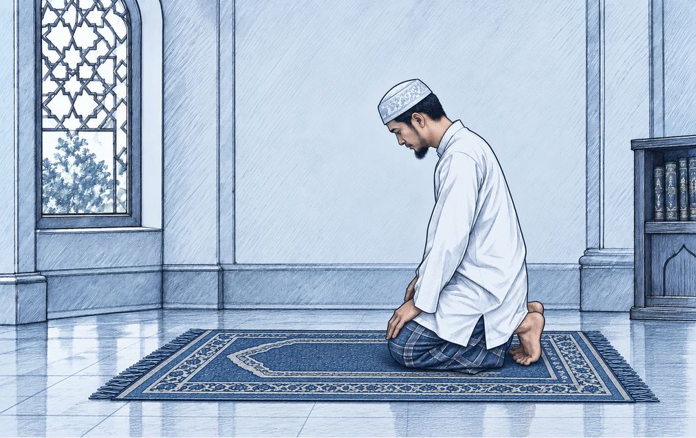 TATA CARA TURUN UNTUK SUJUD SESUAI SUNAH